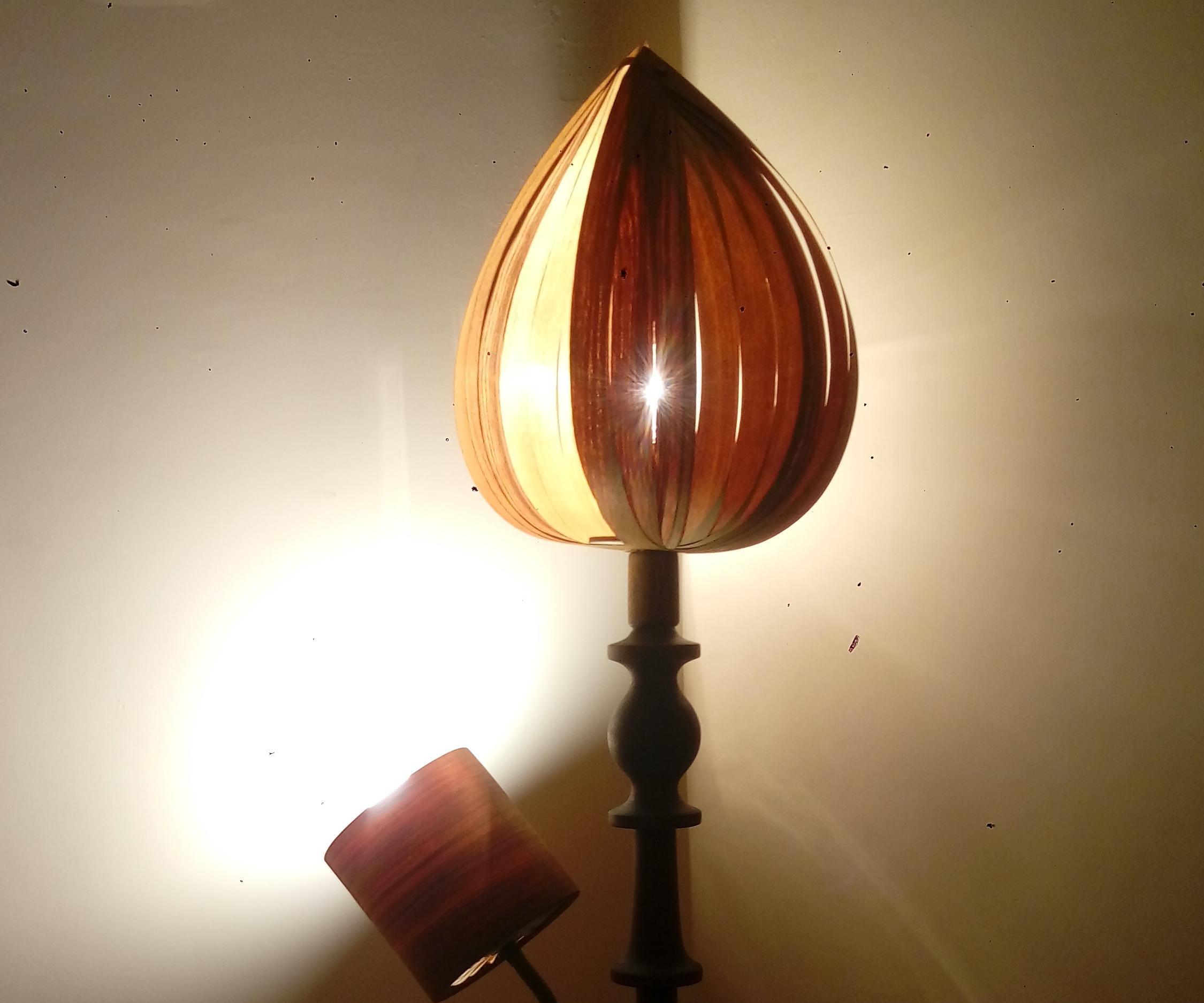 Upcycling Veneer Lampshade