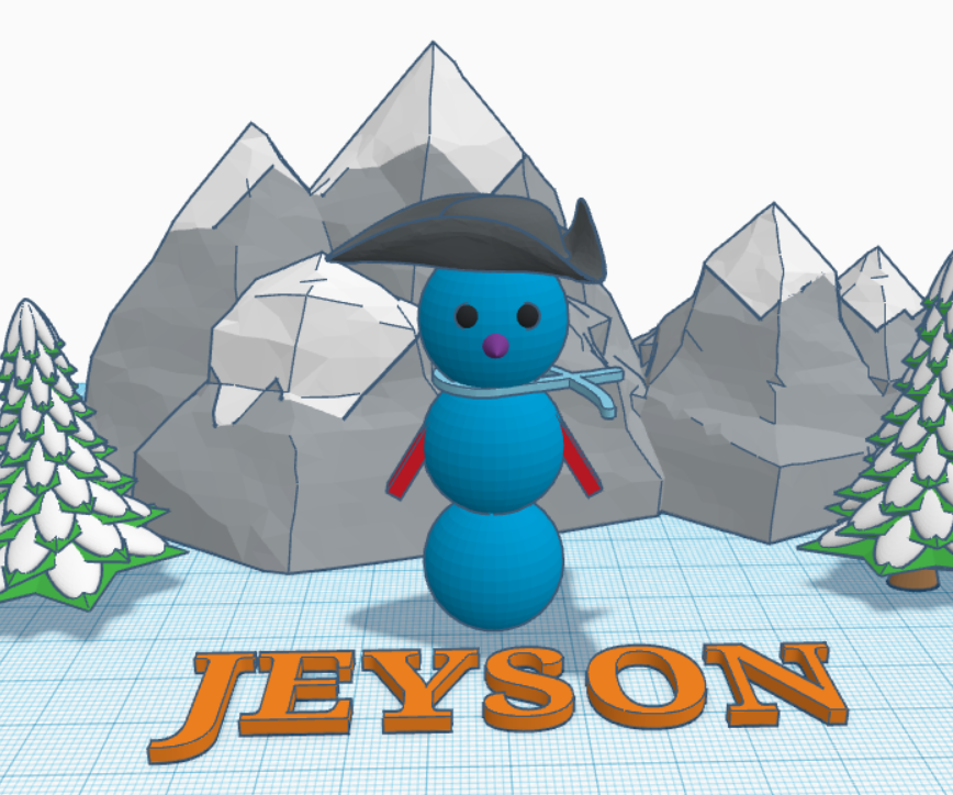Muñeco De Nieve - TinkerCad