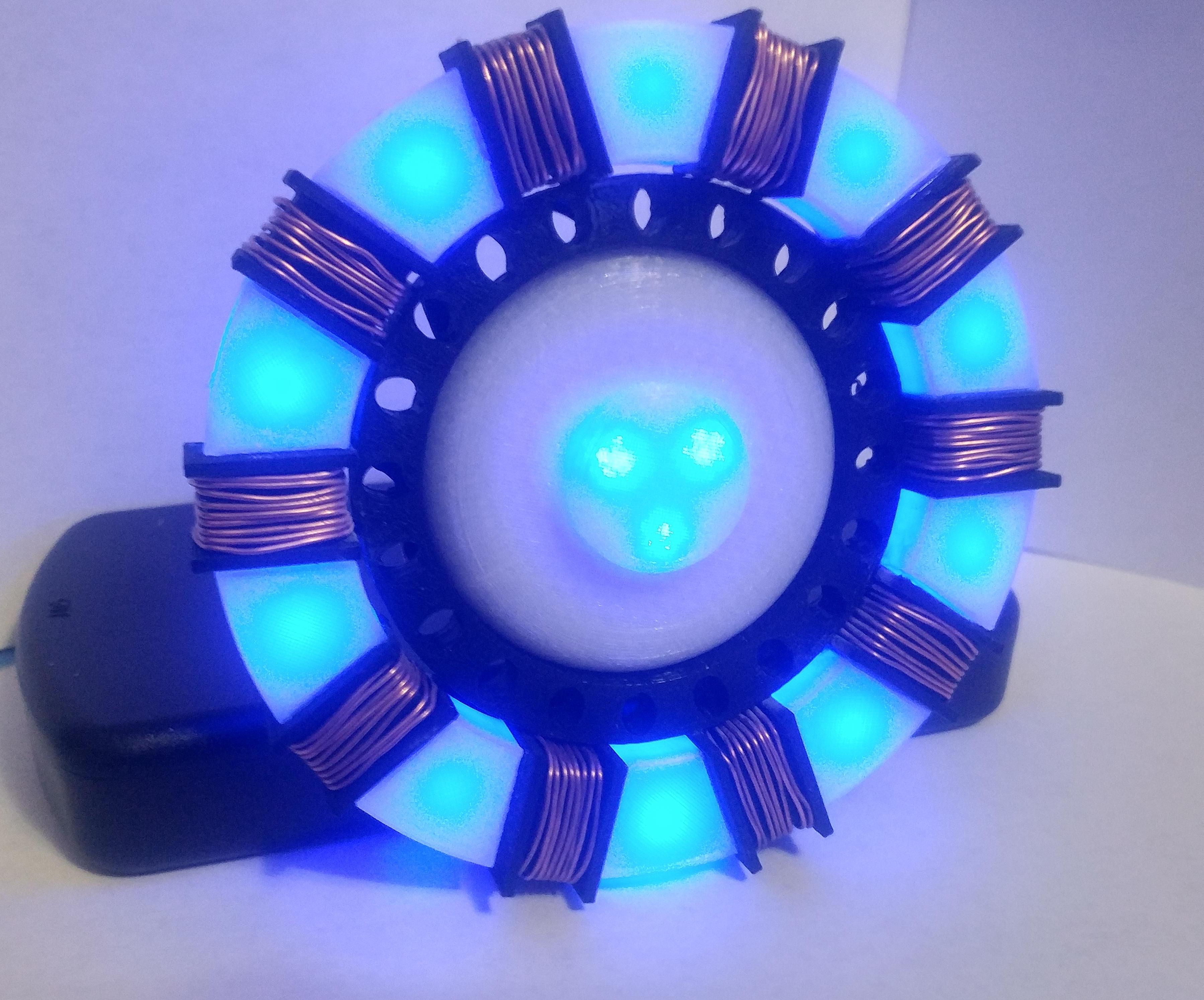 3D Printed Iron Man's Arc Reactor Prop