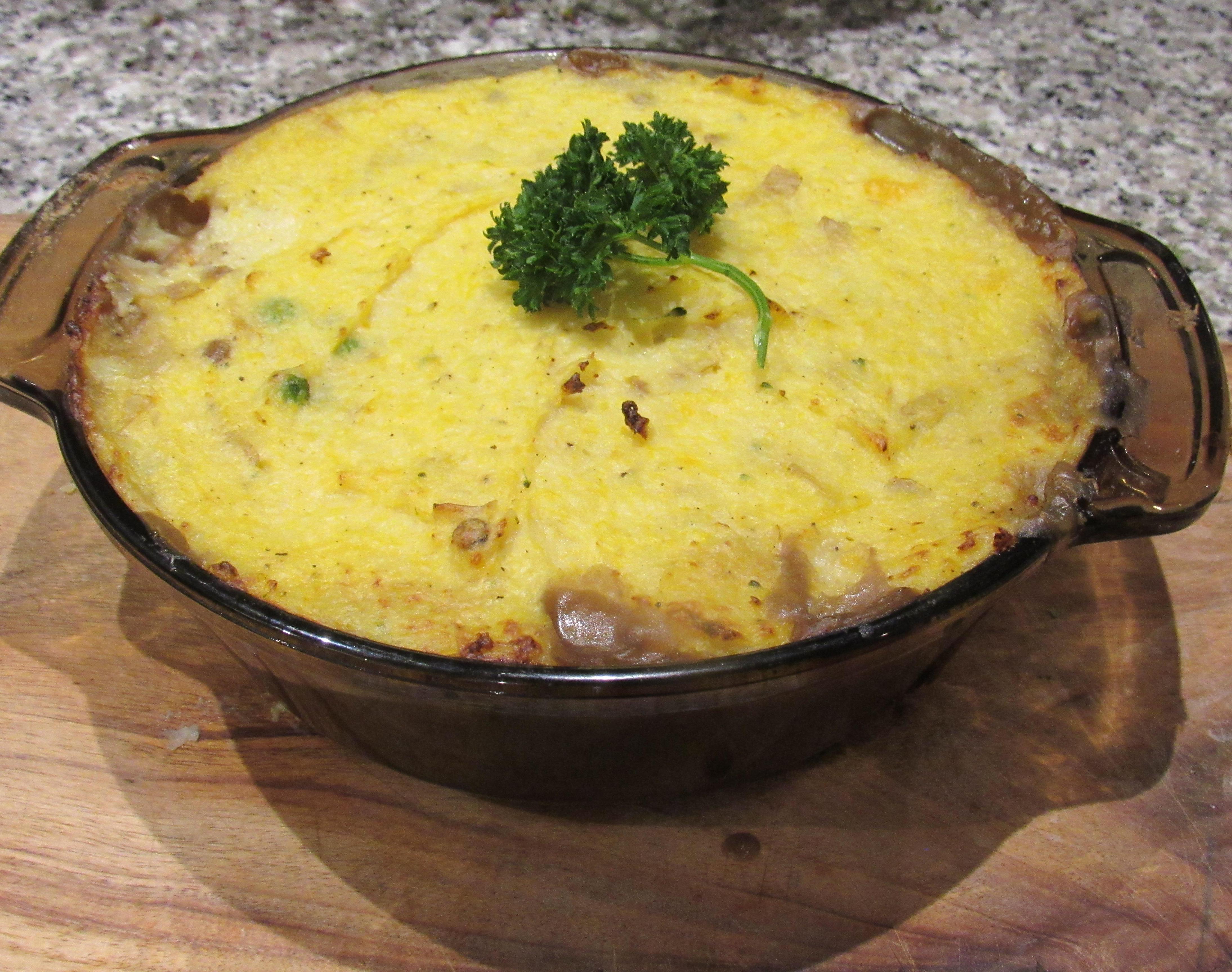 3 Ingredient Vegetarian Shepherd's Pie