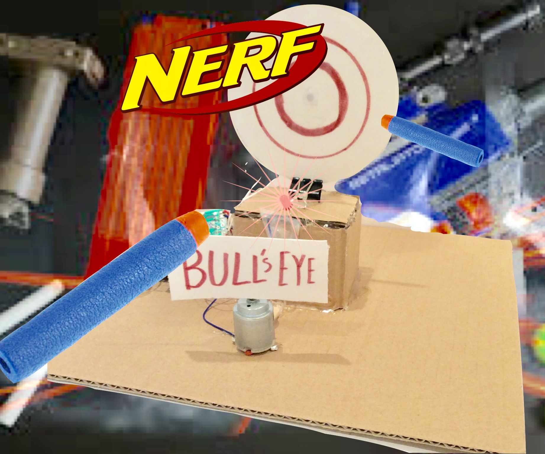 Motion Sensing Nerf Target