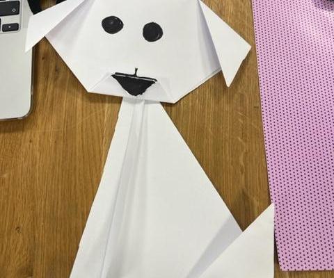 Easy Origami Dog!
