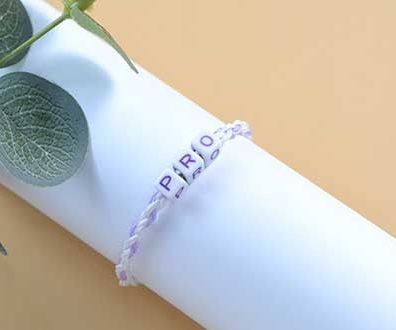 Beebeecraft Tutorials on How to Make Alphabet Braided Bracelet