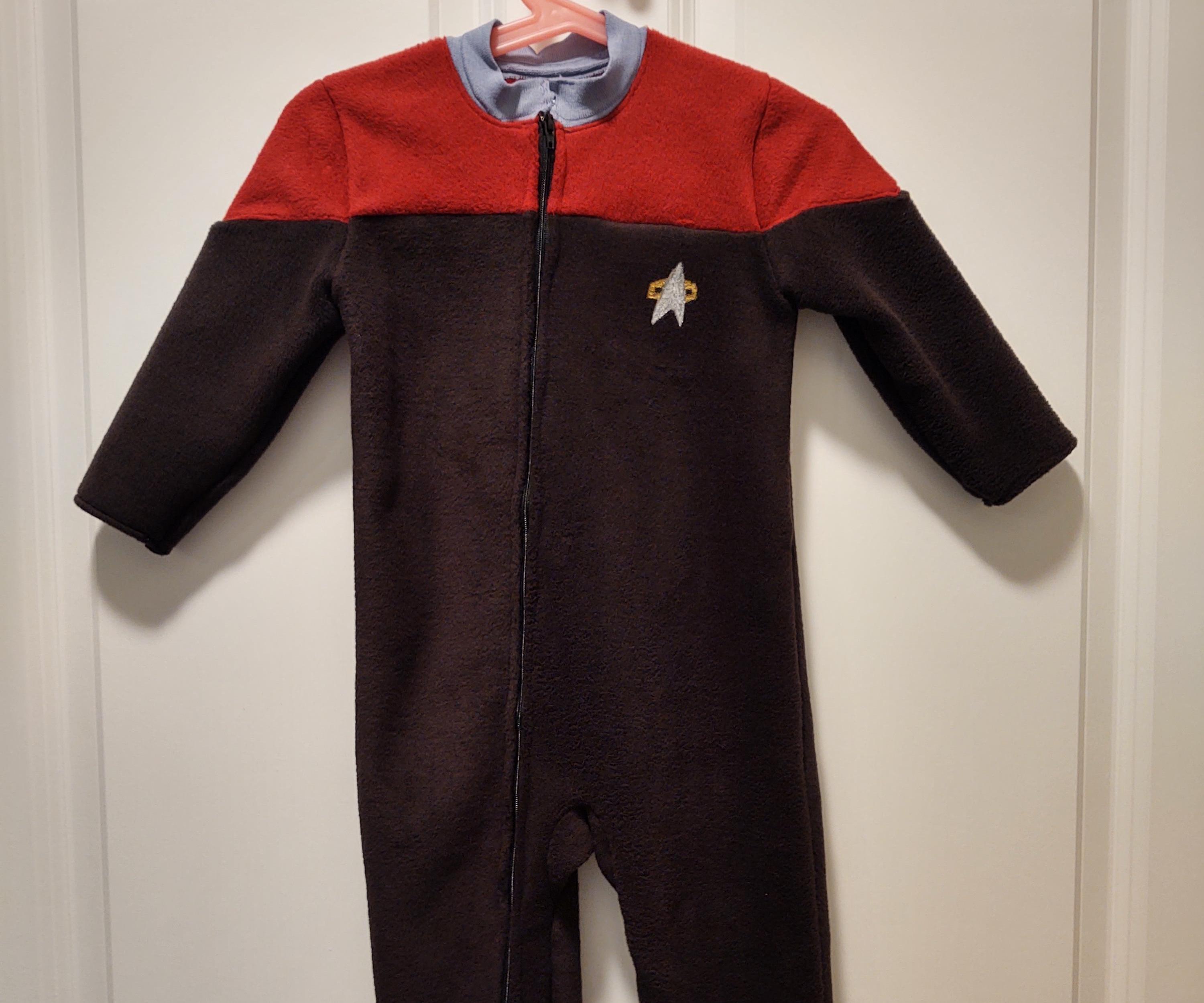 Toddler Star Trek Footie Pajamas
