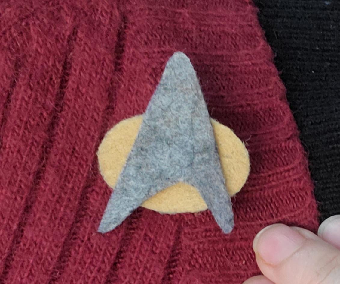 Star Trek Felt Communicator
