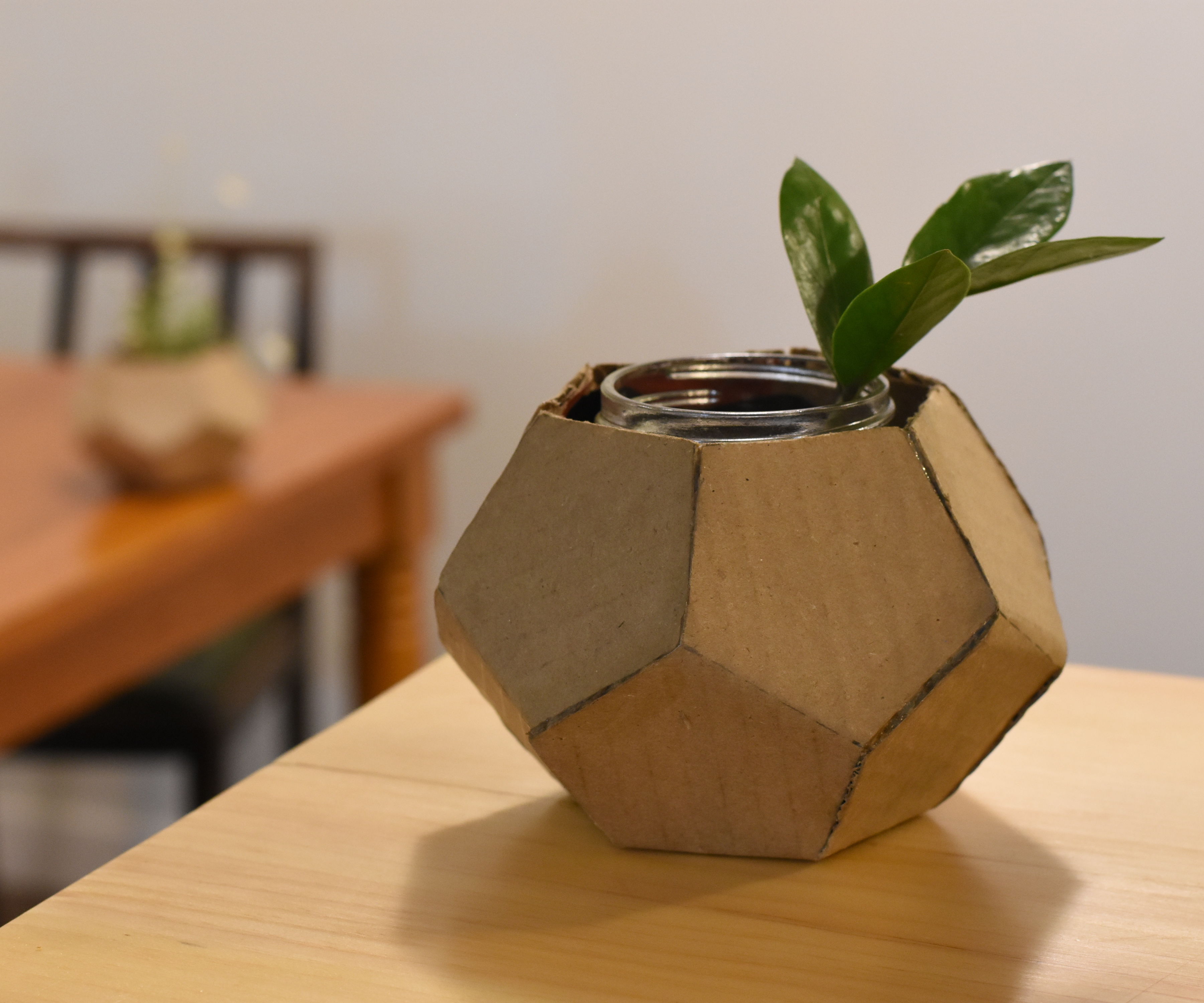 Modern Geometric [Cardboard] Planter