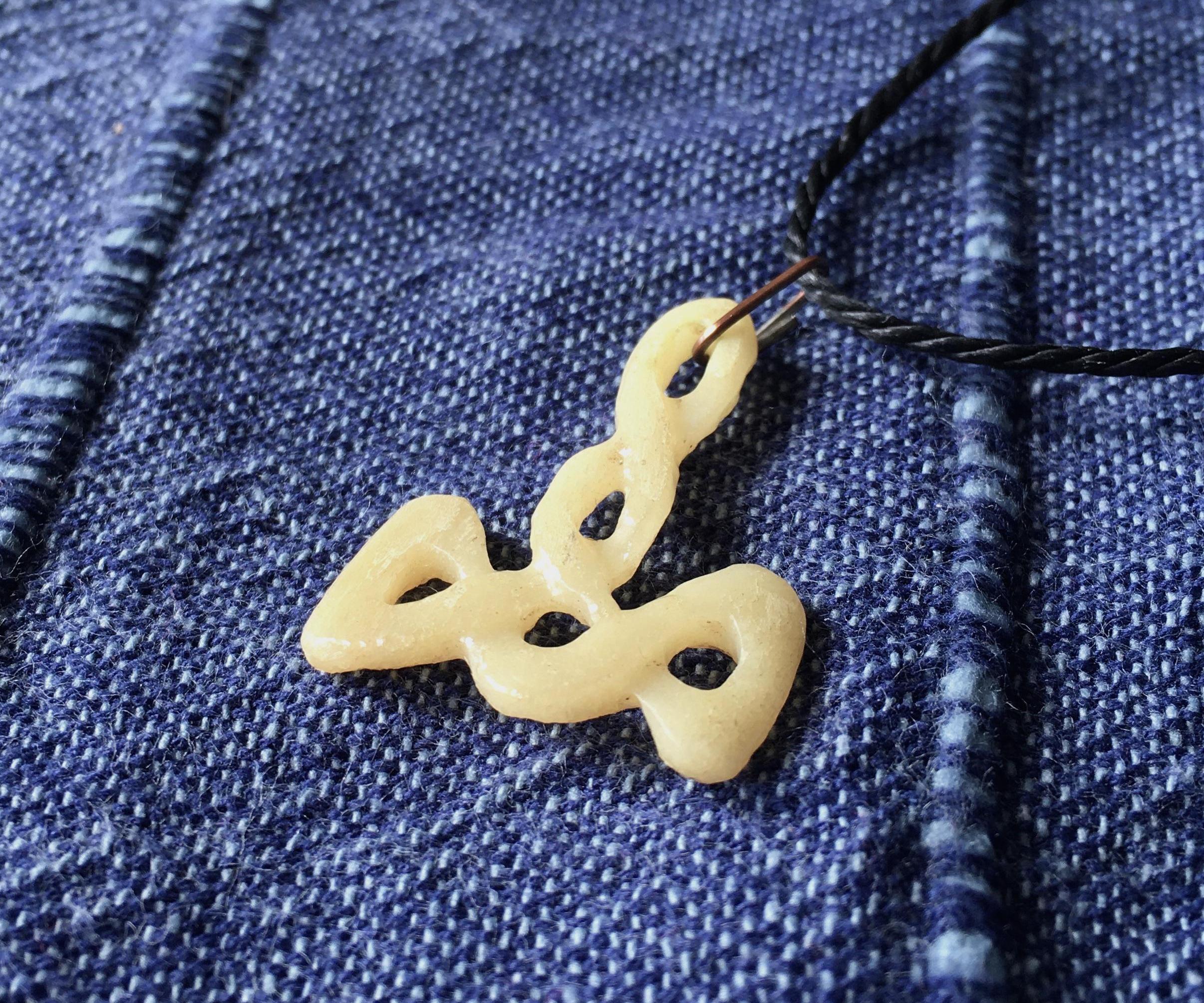 Bone Pendant - Thors Hammer