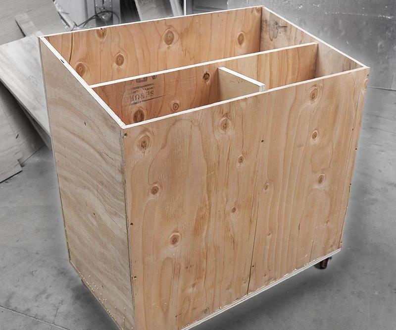 DIY Mobile Lumber Cart