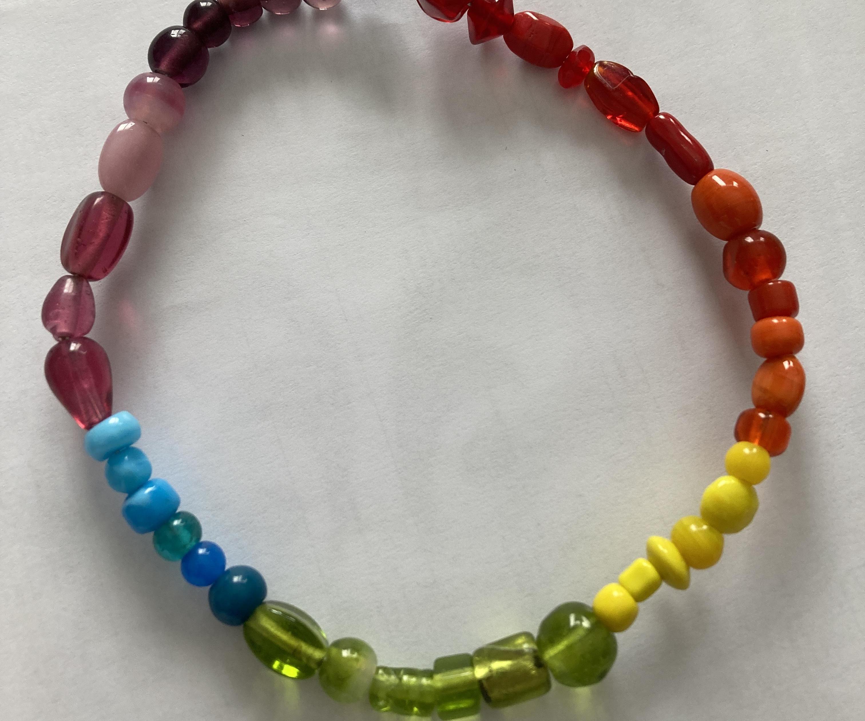 Rainbow Choker Necklace