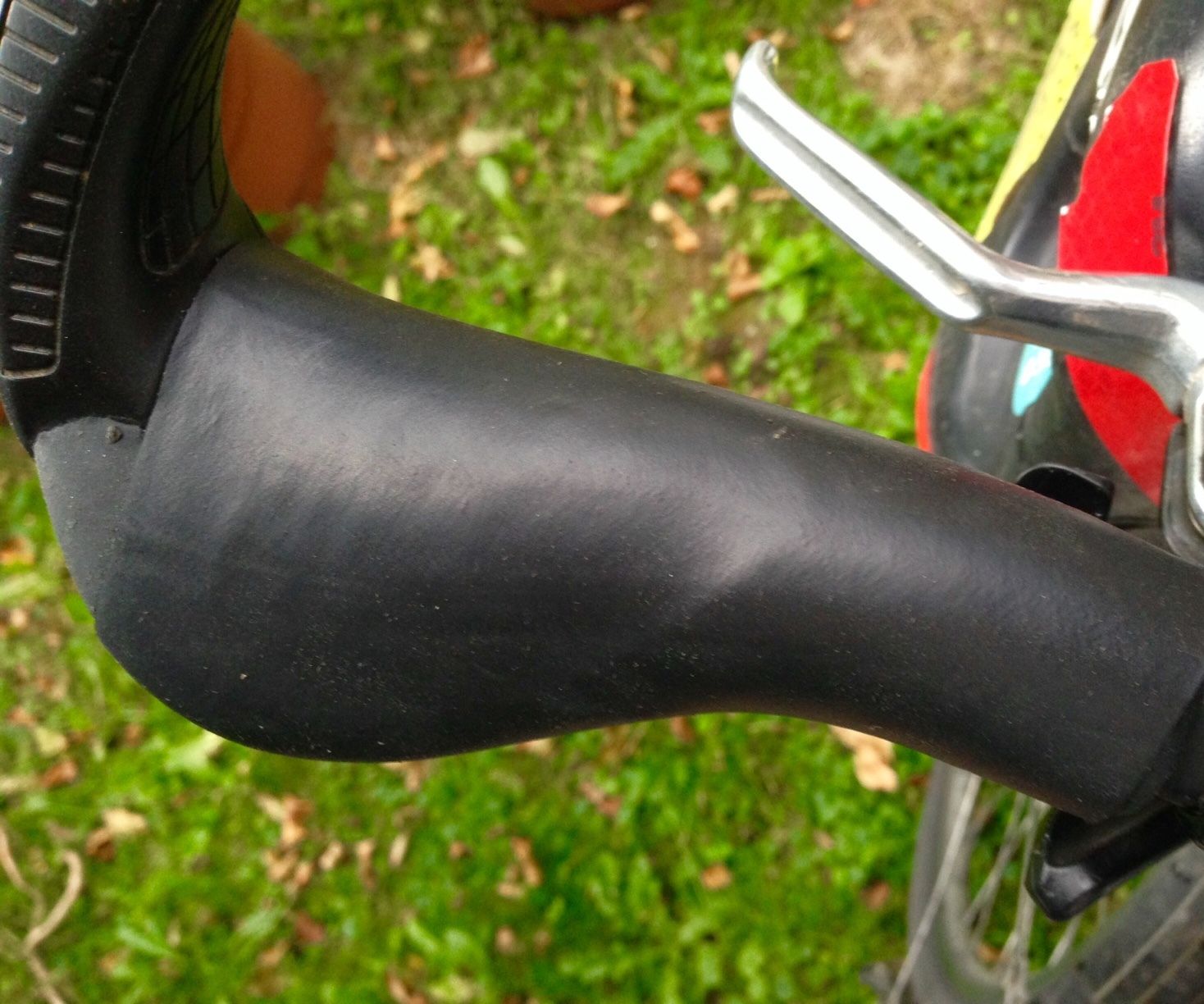 Fixing Sticky Bike Grips With Old Tube