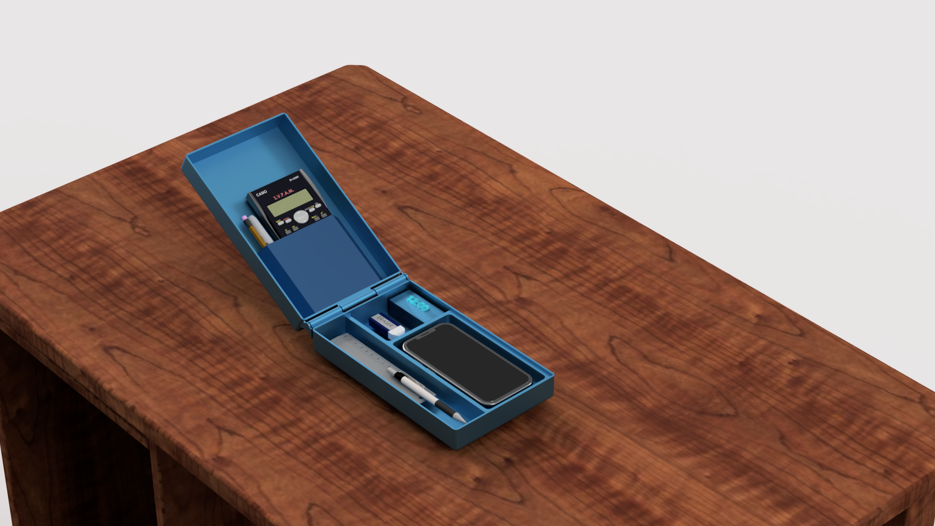 Phone Charging Pencil Box