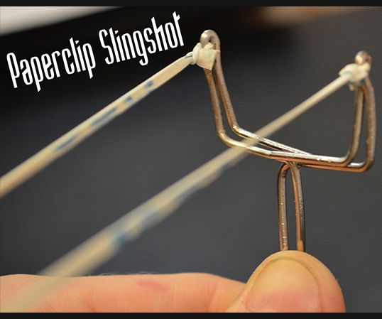 How to Make a Paperclip Slingshot
