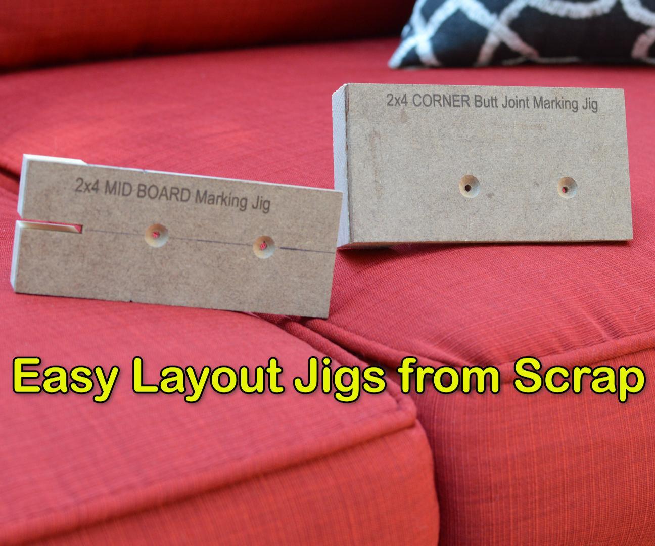 2x4 Butt Joint Marking Jigs