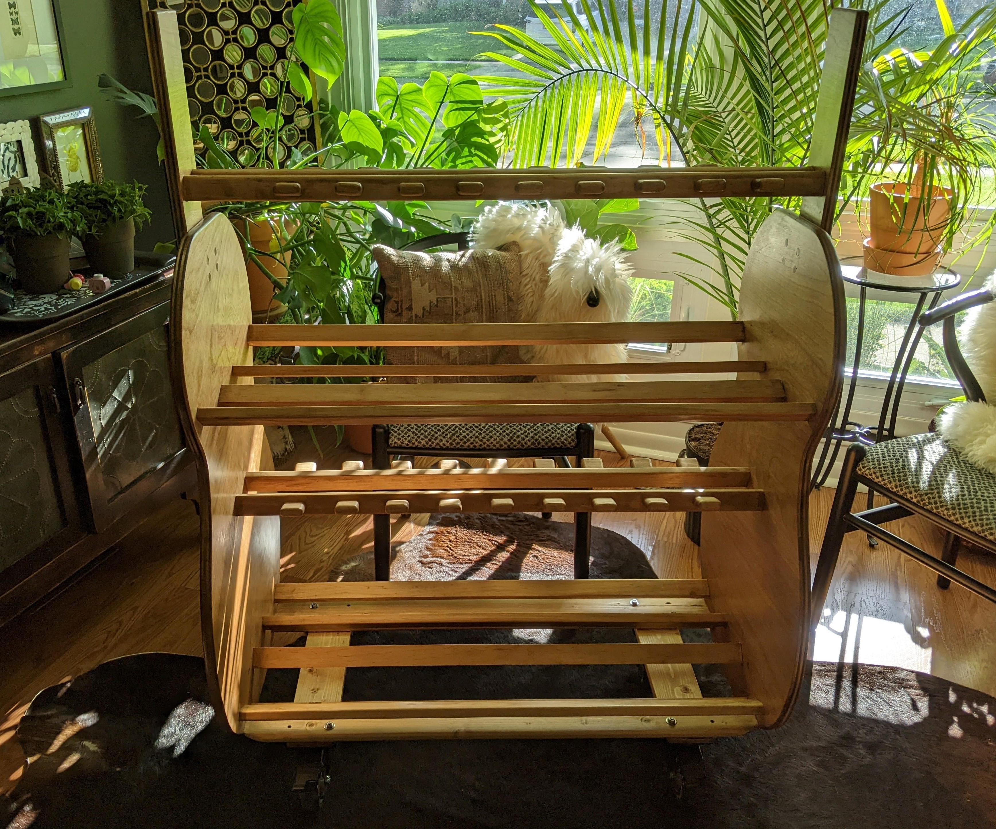 Ukulele Storage Cart