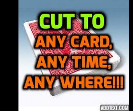 How to Do Cool Card Trick Called Cut #magictutorials