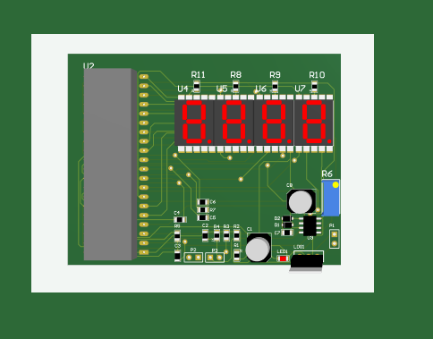 Digital Voltmeter PCB Board to Measure Voltages Accurately