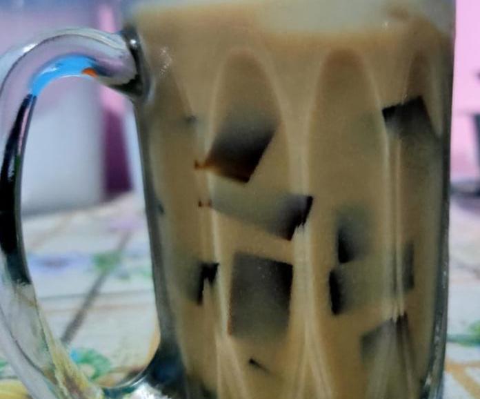 Ice Cappucino Grass Jelly
