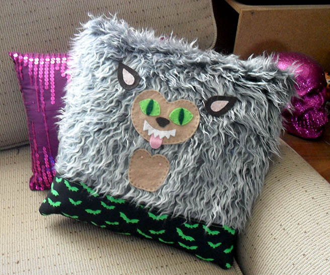 Werewolf DIY Throw Pillow