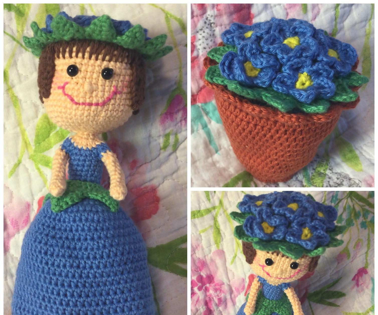 Flower Pot Topsy Turvey Doll