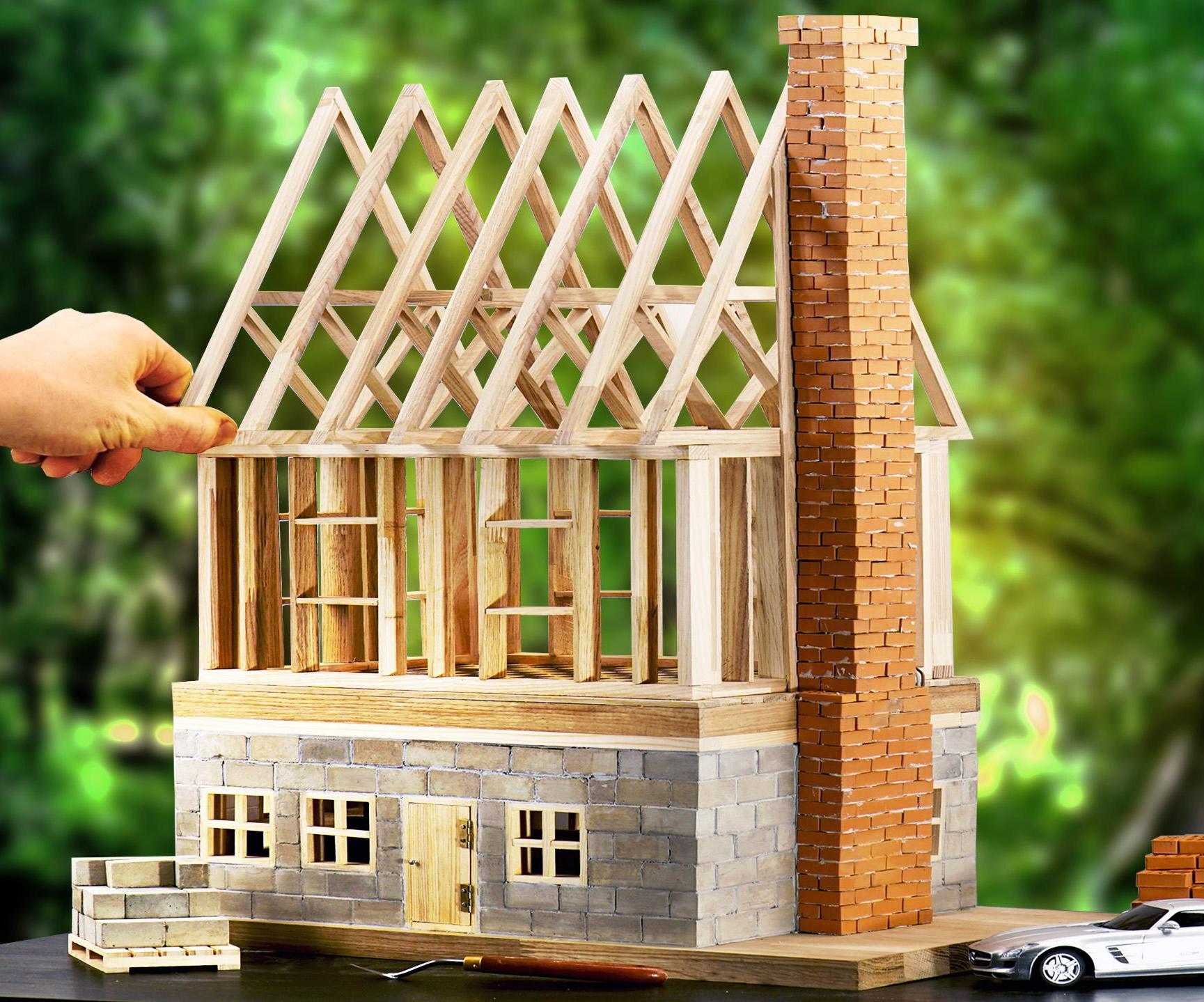 I Made Miniature Fachwerk Mansion