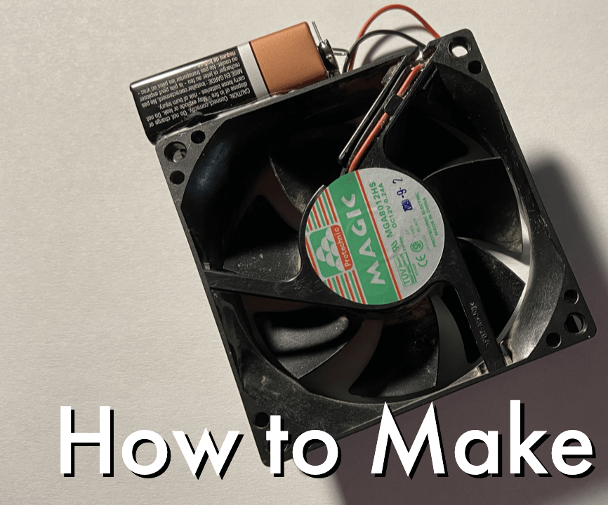 How to Make a Personal Mini Desk Fan Out of an Old Computer – Fits in Your Pocket