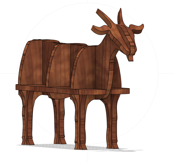 Mesa Tipo Adorno - Cabra