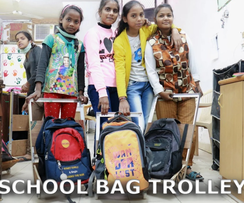 School Bag Trolley 
