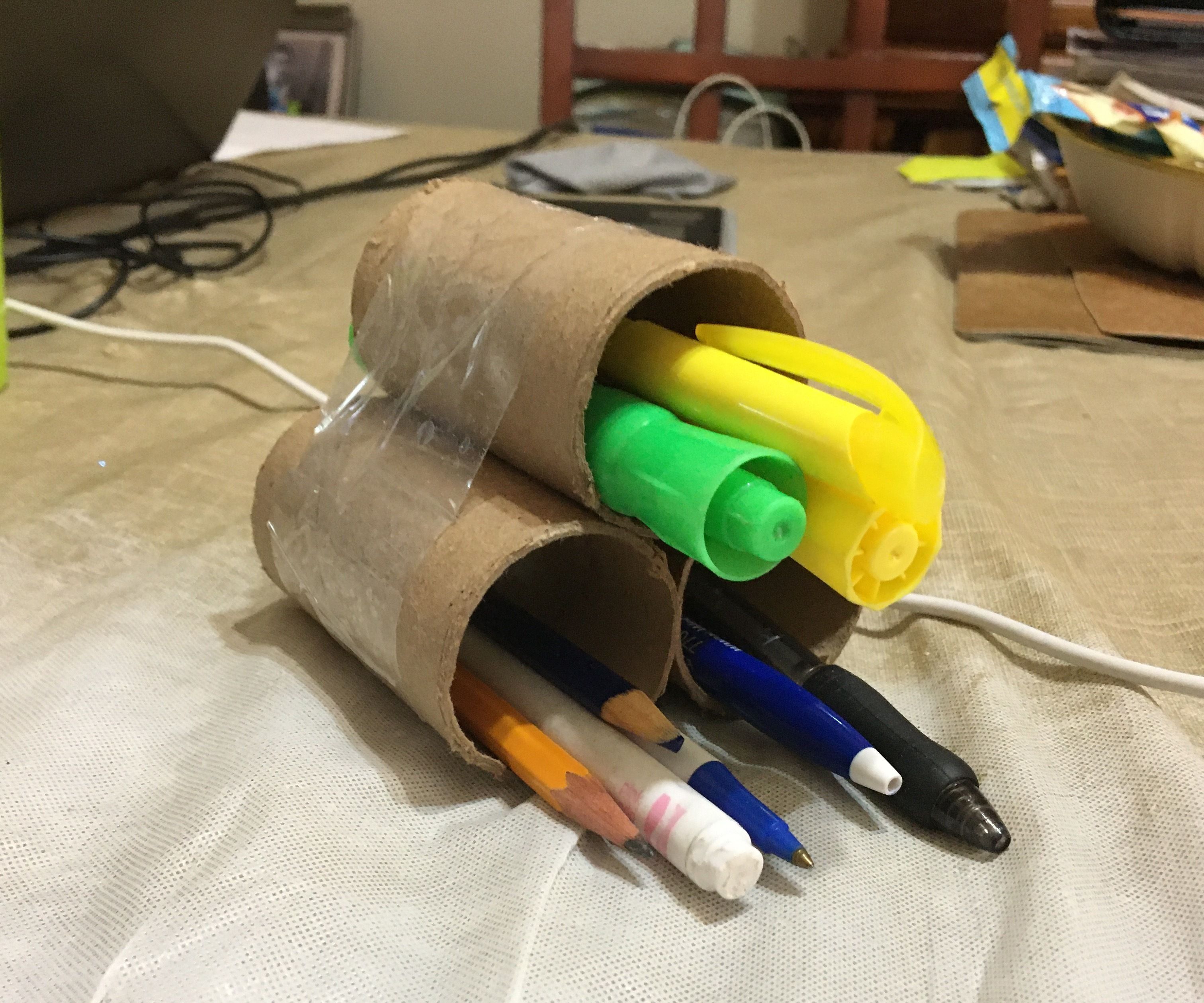 Cardboard Pencil Holder