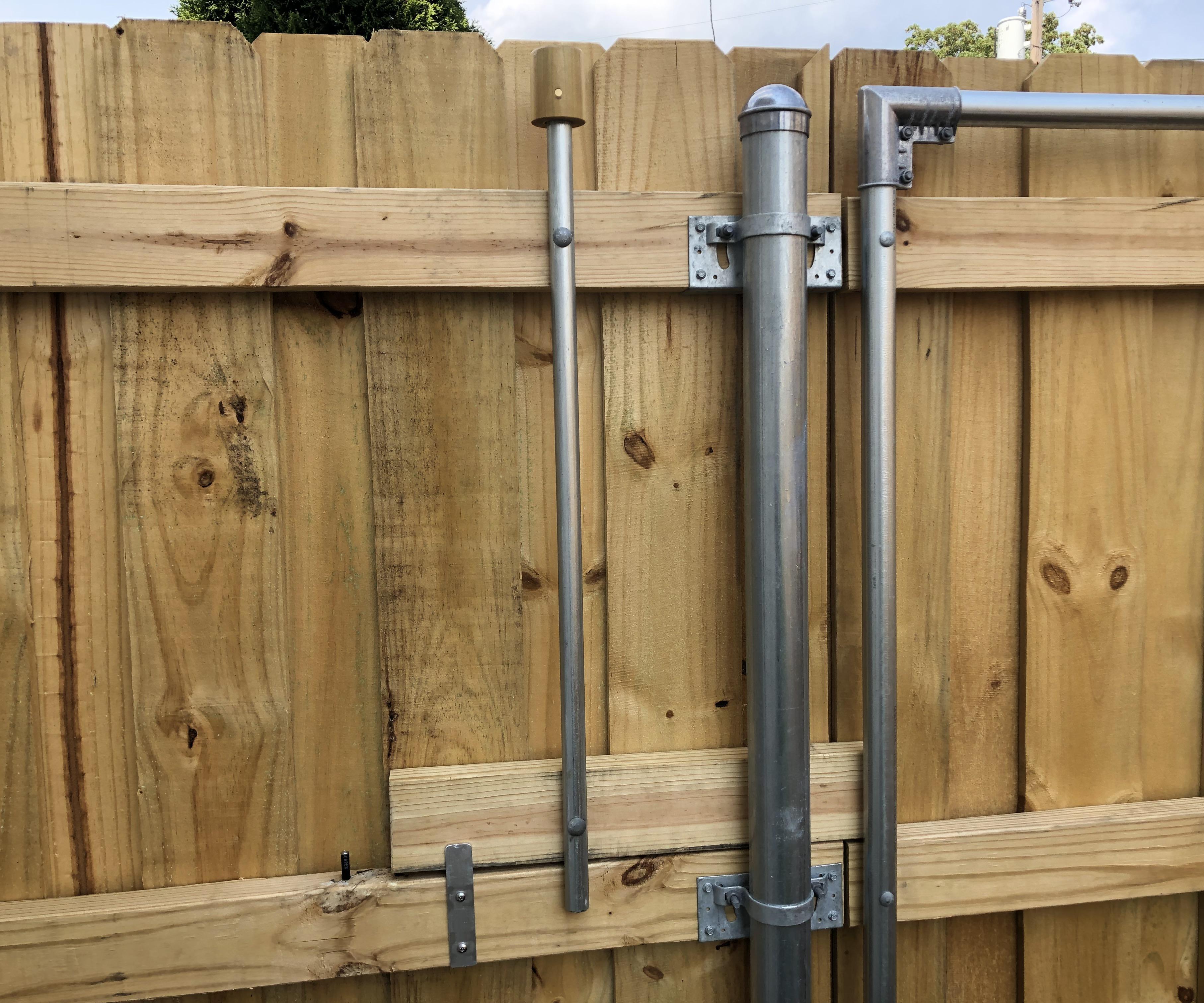 Concealed Gate and Pivoting Slide Bolt