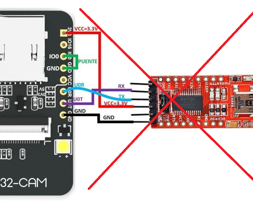 Programming ESP32-CAM With ESP8266