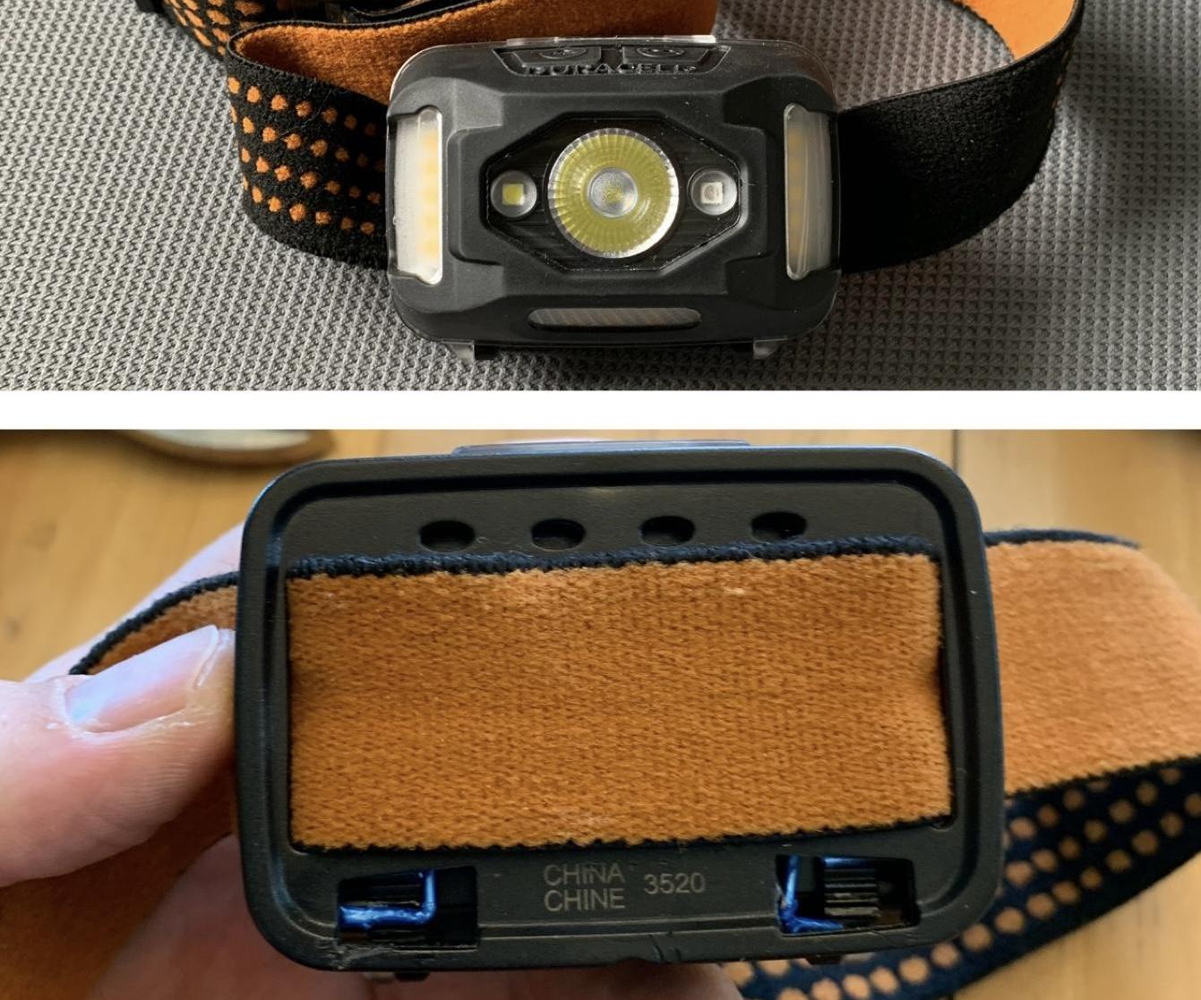 Duracell Headlamp Spring Gear Fix