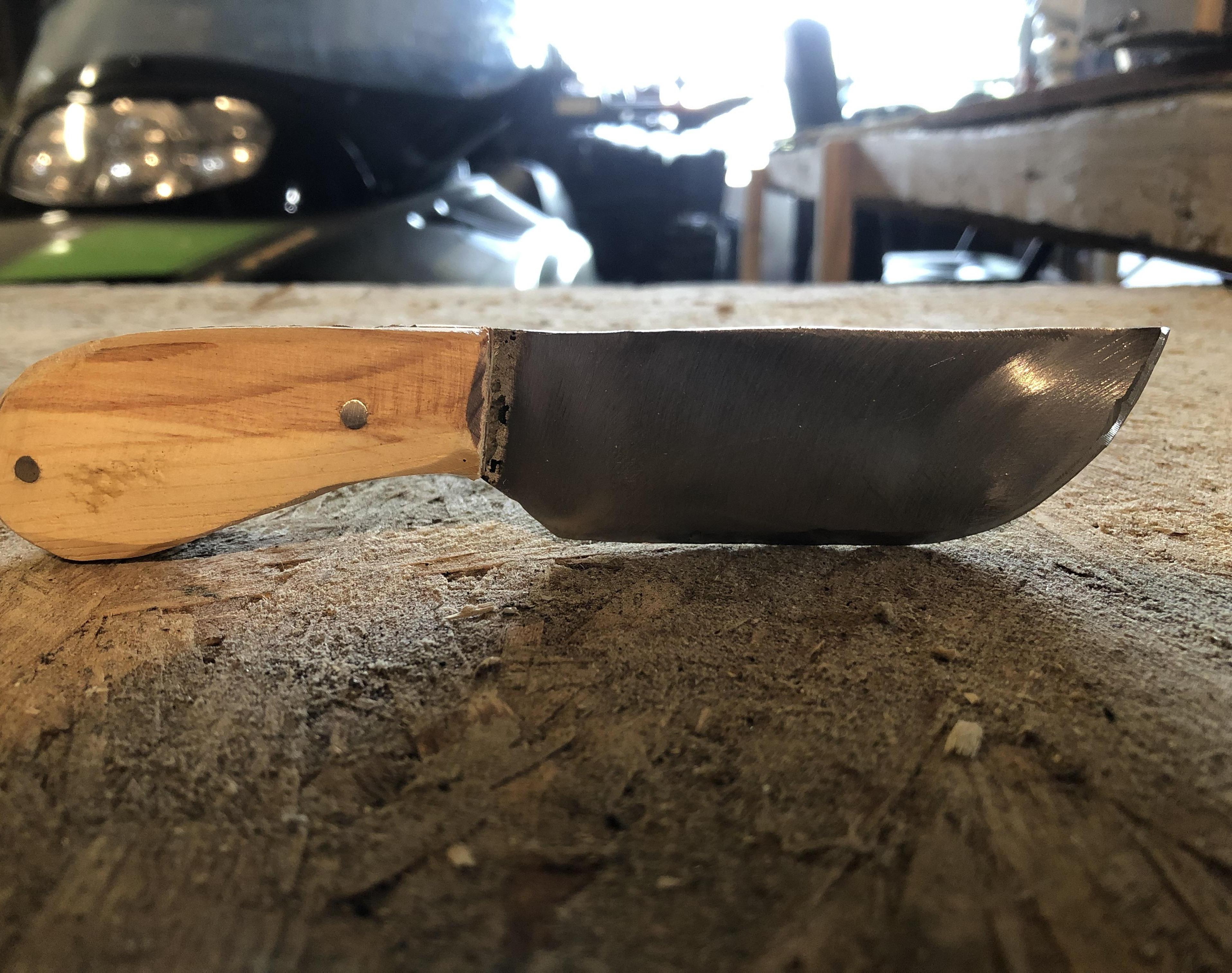 Diy Saw Blade Knife Concept