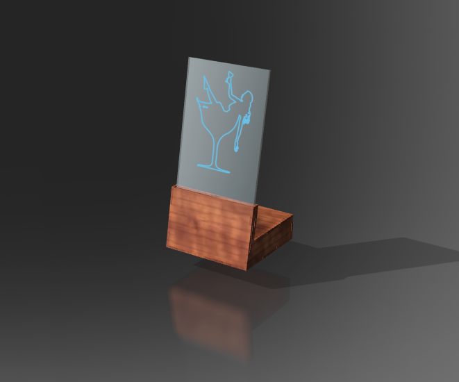 LETRERO LUMINOSO DE ESCRITORIO