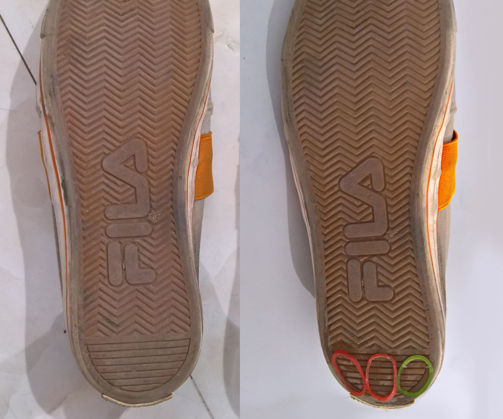 Antislip Using Rubber Bands