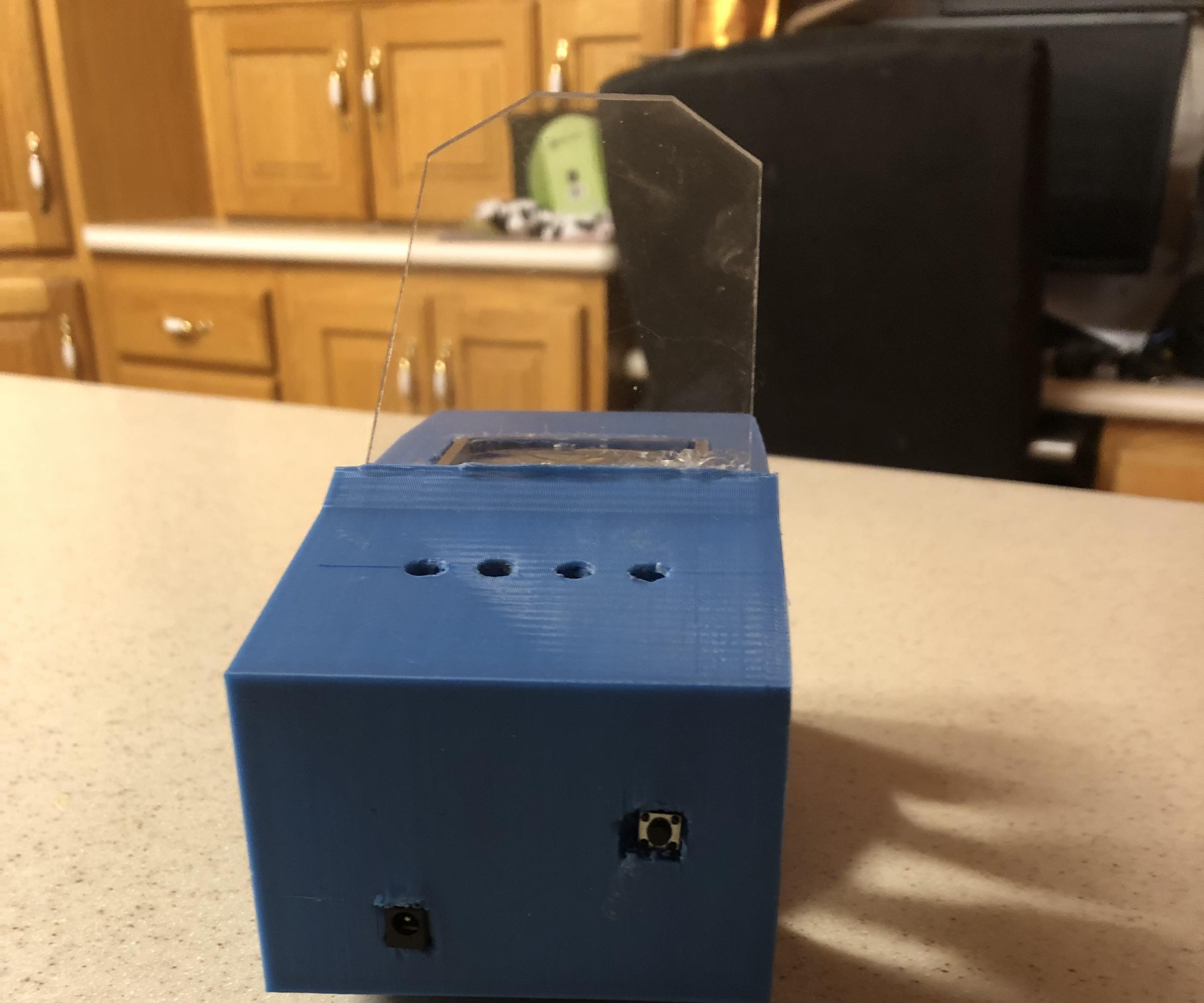 HUD (heads Up Display) Alarm Clock