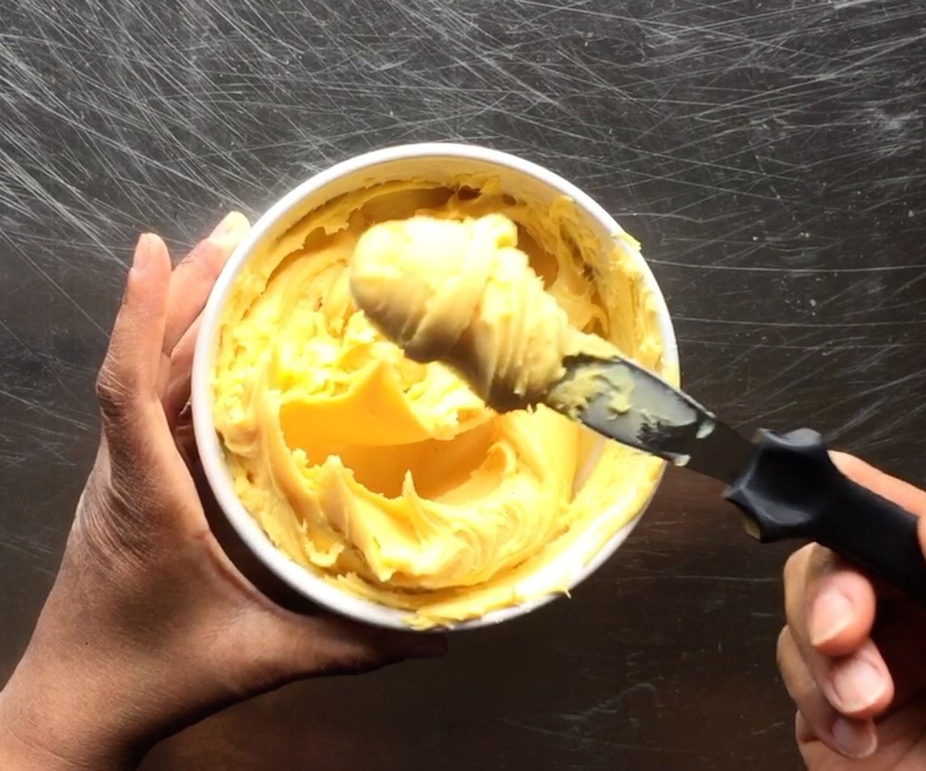 Colored White Chocolate Ganache 