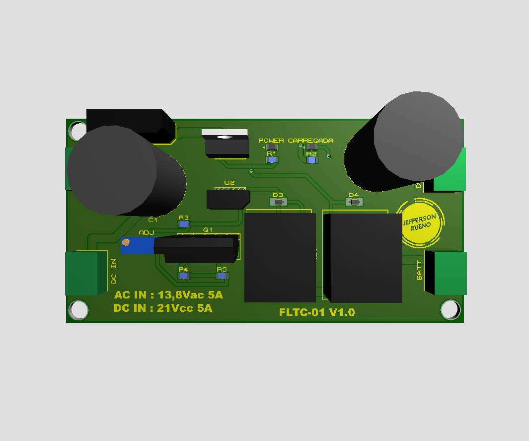 Floating Charger + 12 Vdc UPS
