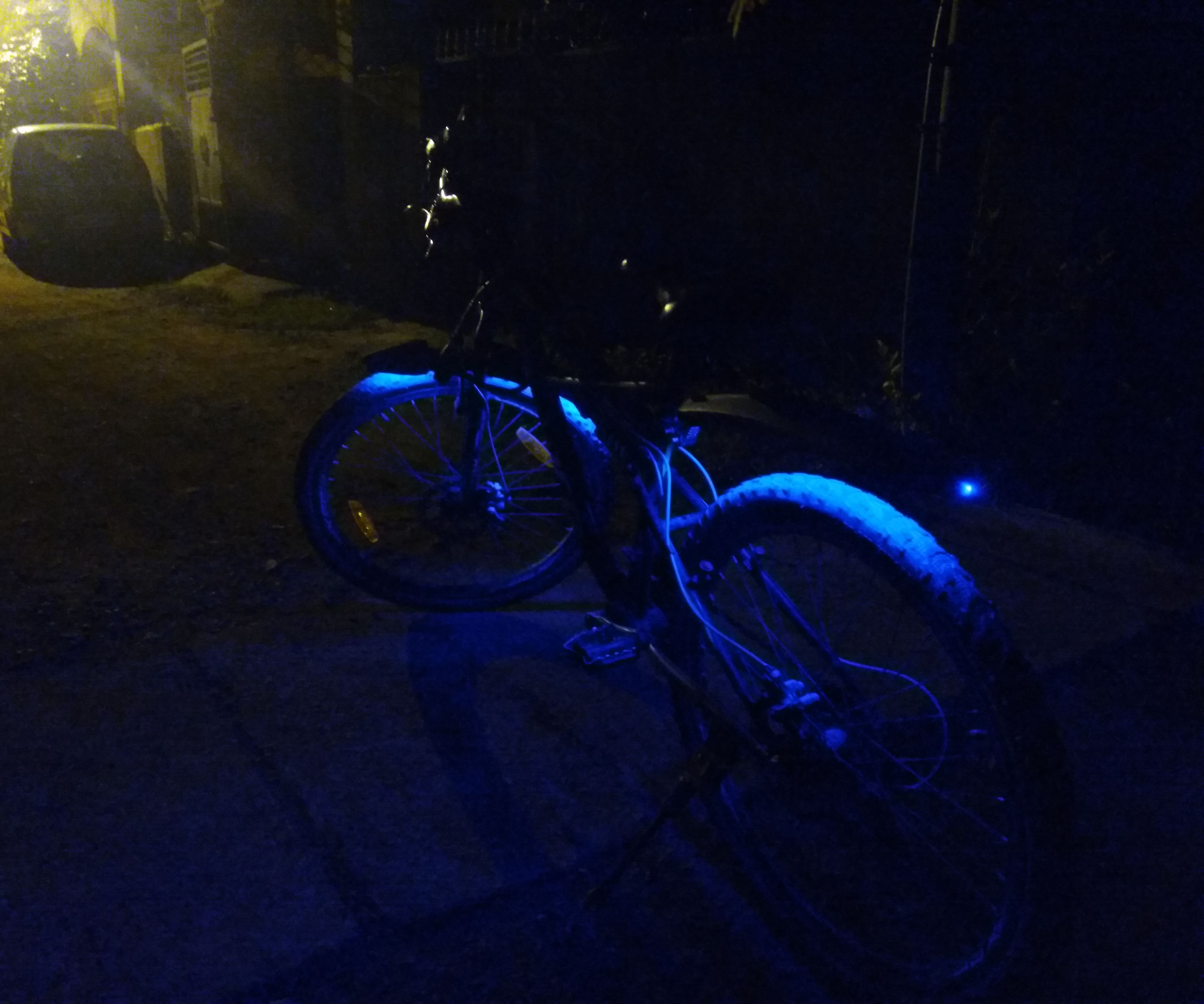 DIY Night Light for Bike (Blue)