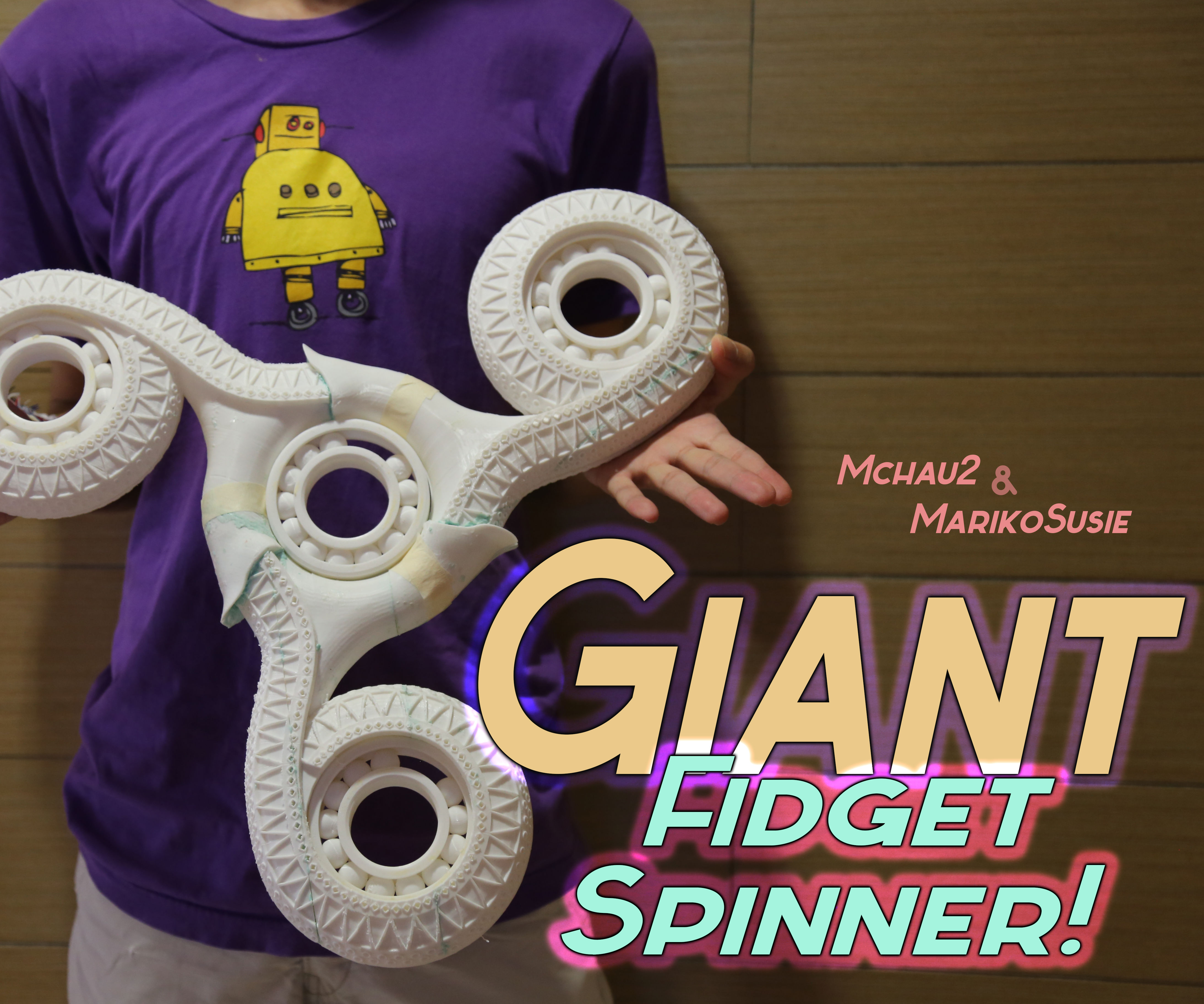 Giant Fidget Spinner! (3D Printed)