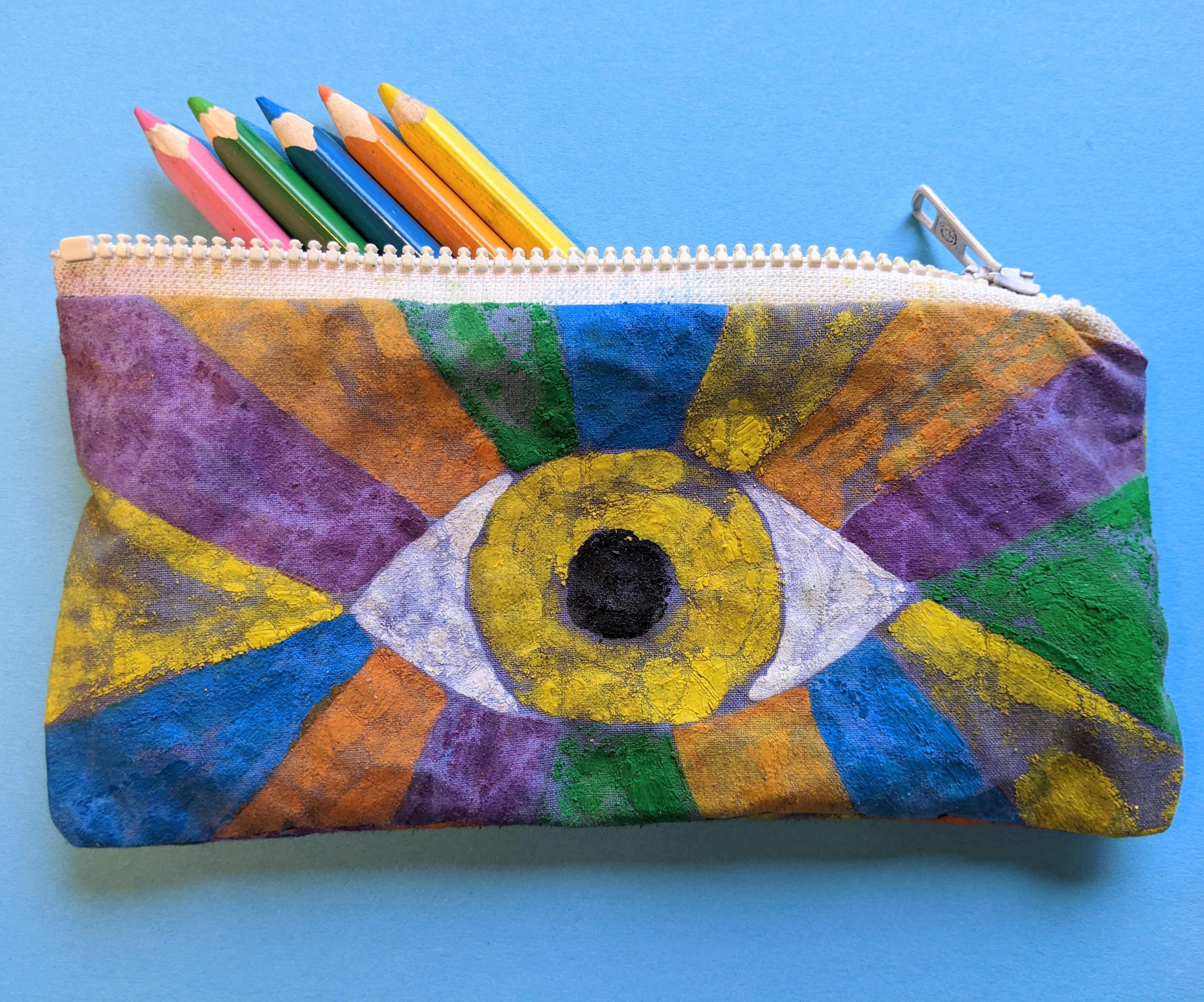 Crayon Batik Pencil Case