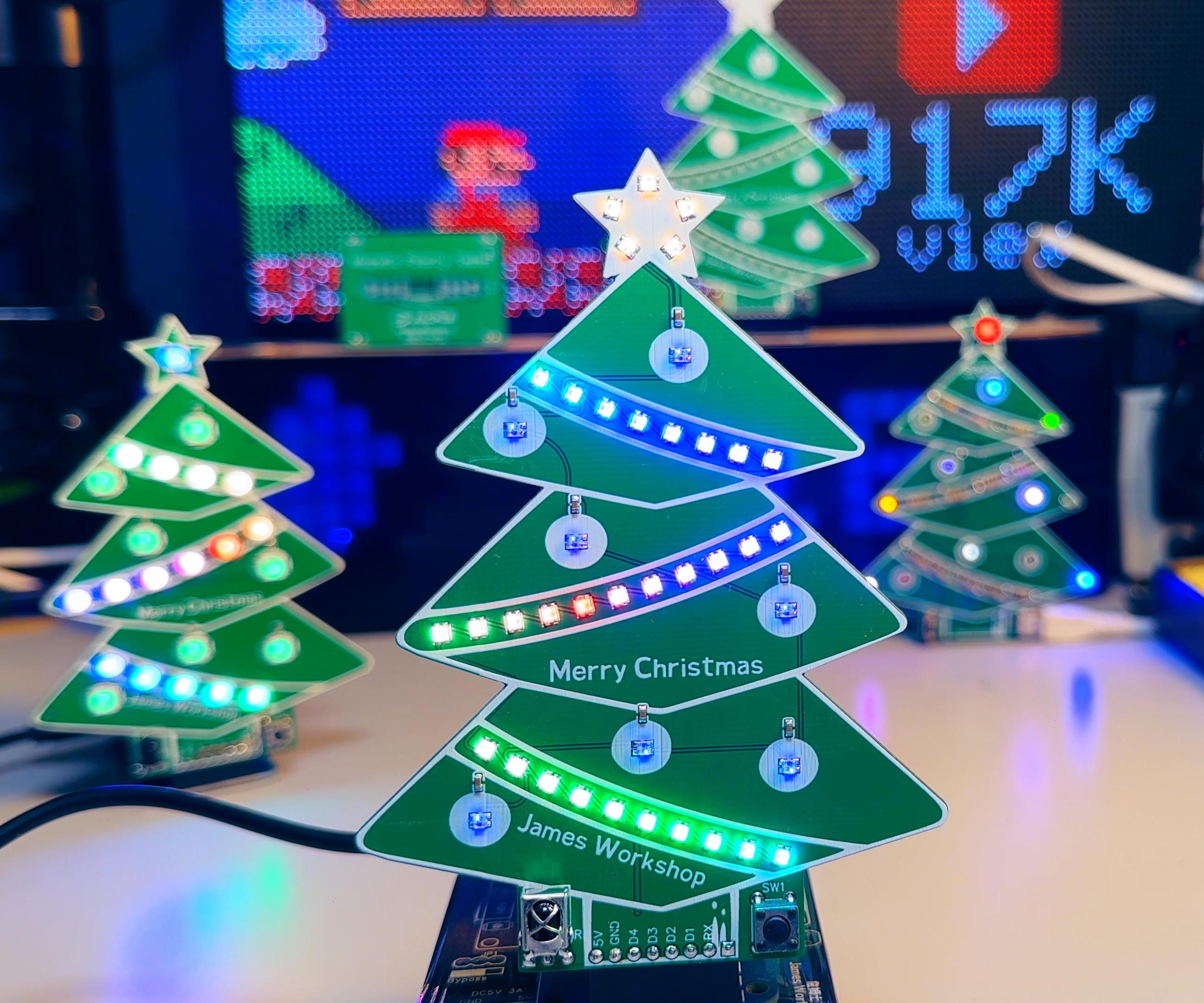 Wi-Fi LED Christmas Tree With IR Remote