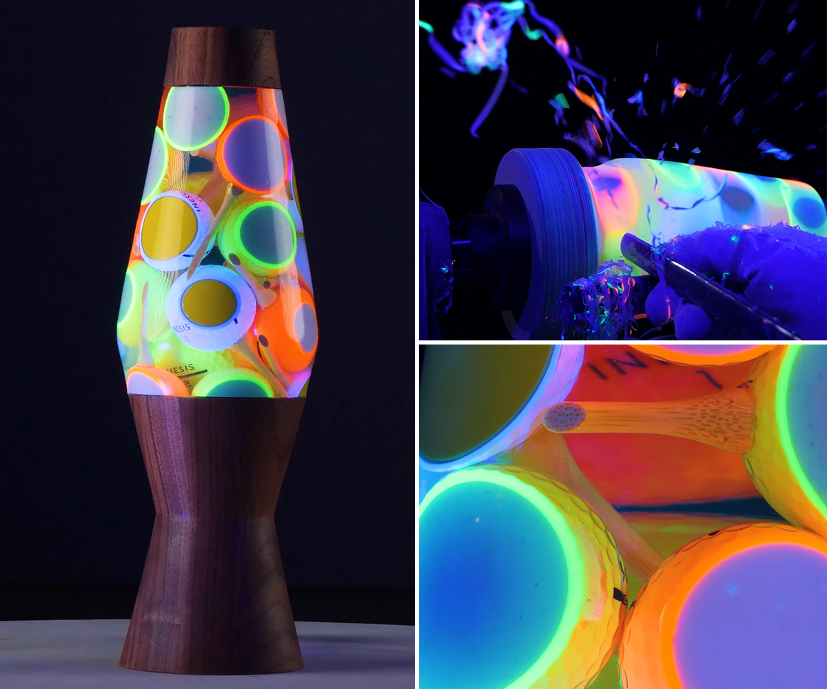 Golf Balls Lava Lamp