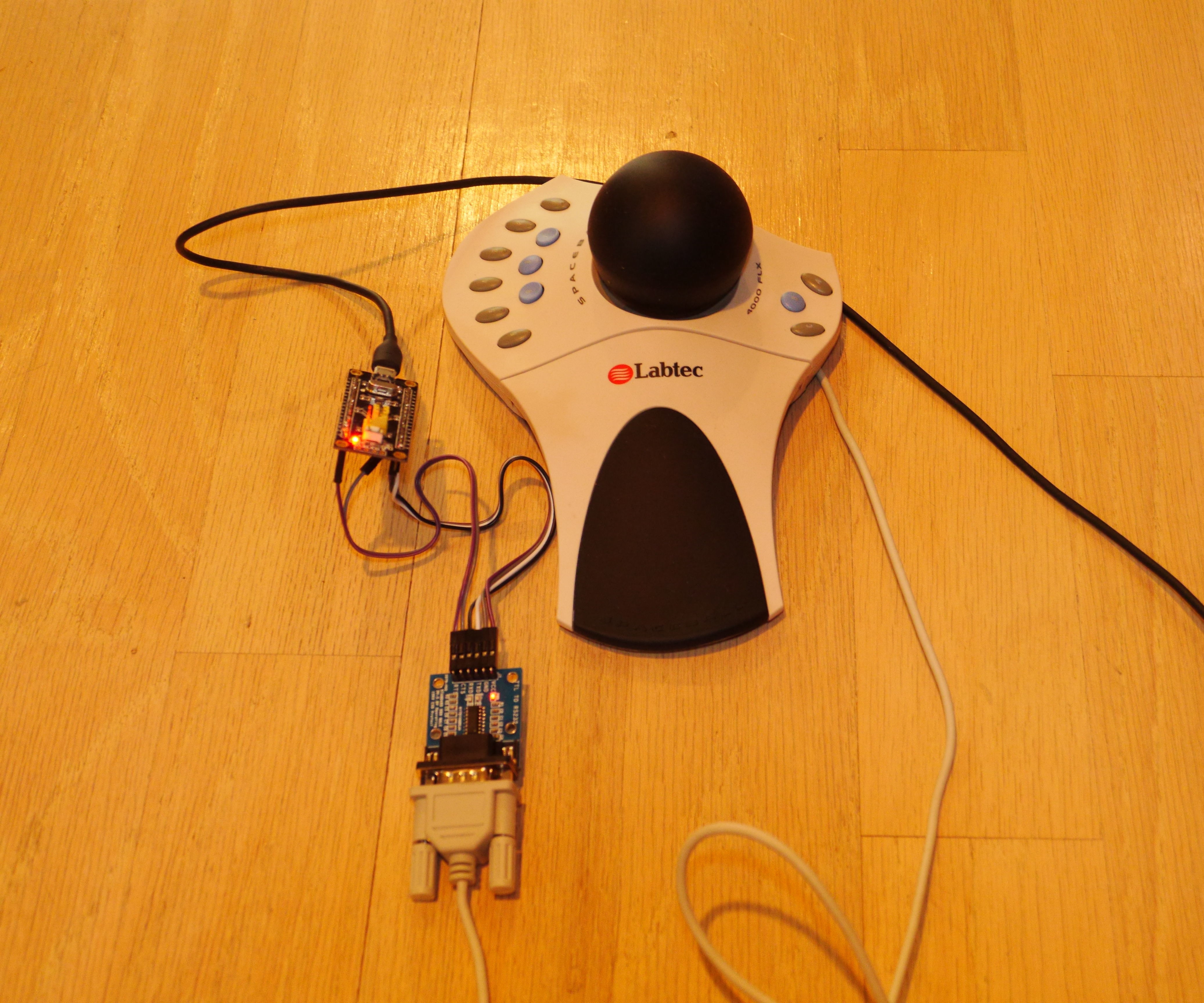 SpaceBall 4000 Serial to USB Adapter