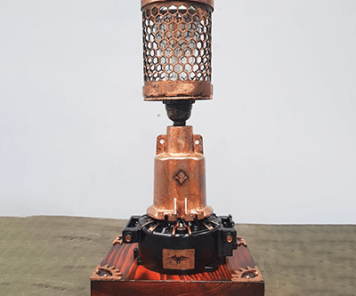 Industrial/steampunk Lamp