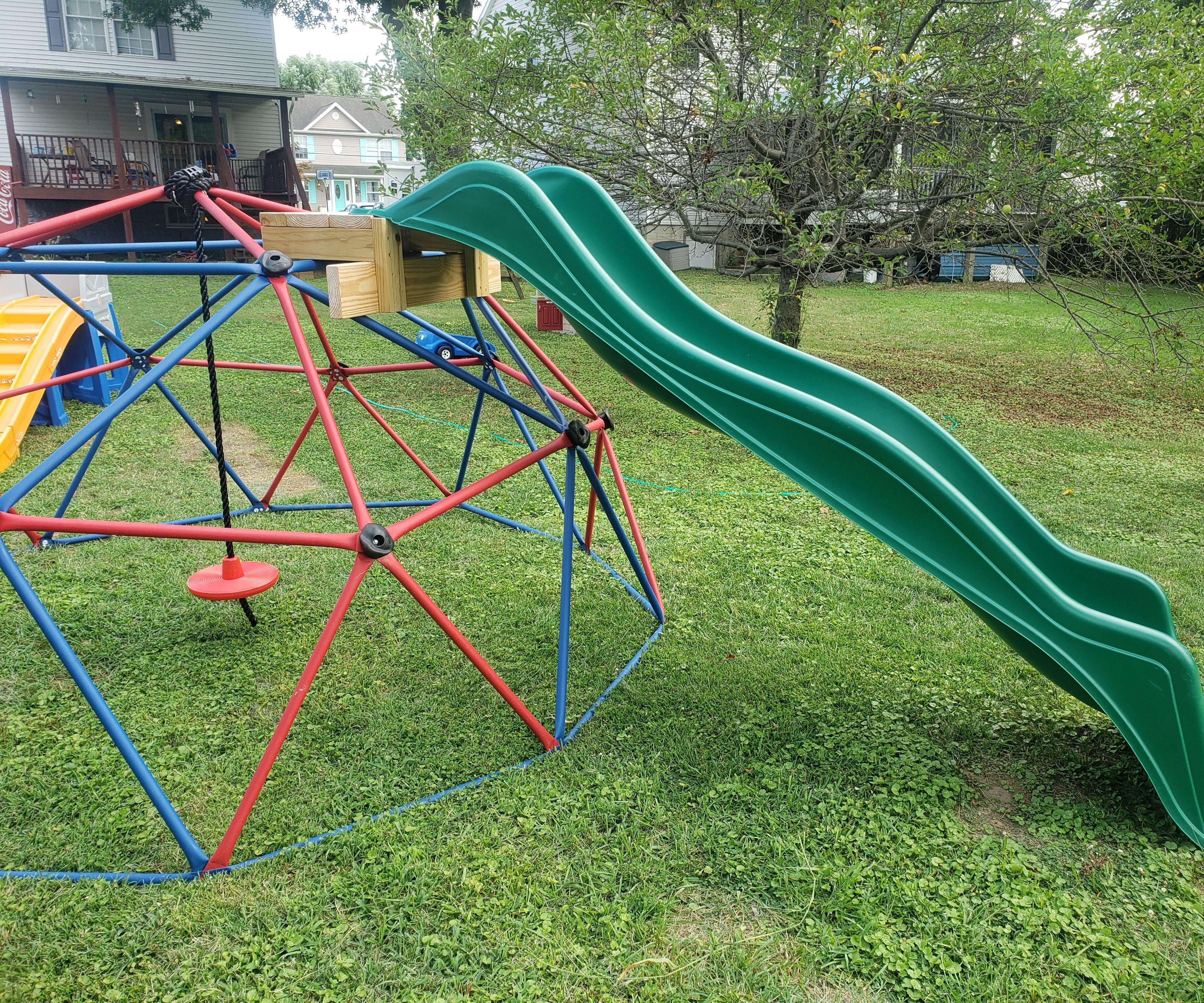 Geometric Dome Slide Platform