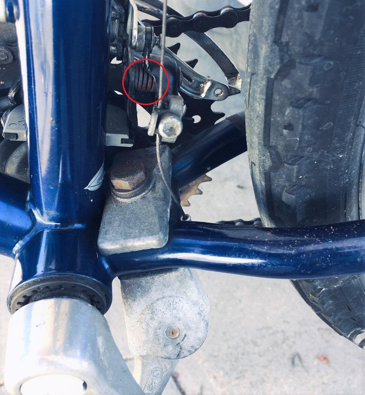 Bicycle Front Derailleur Hard Shift Up