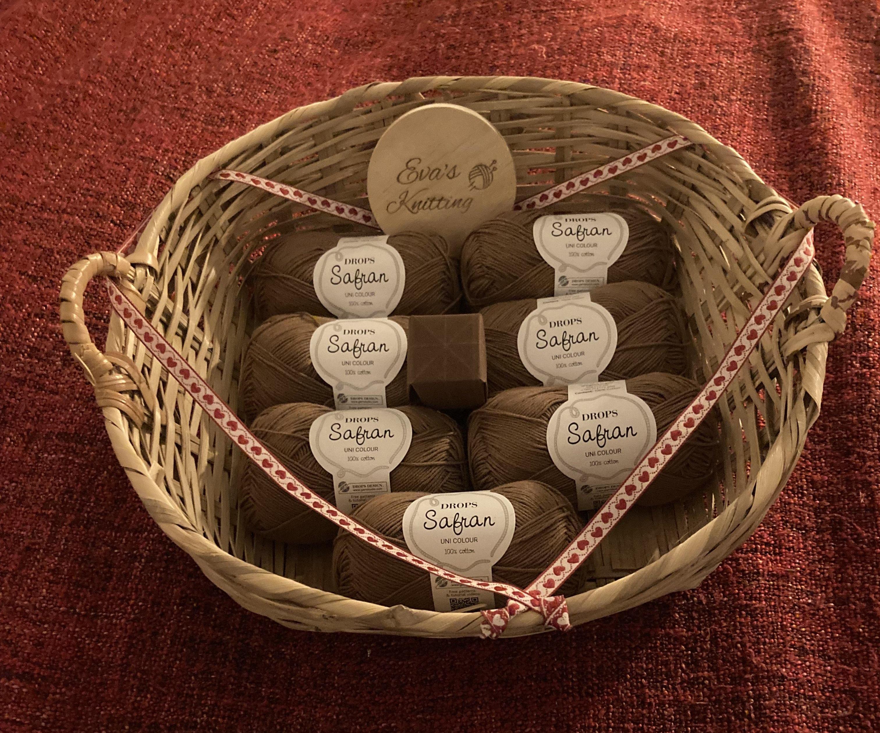 Personalized Gift Basket for Knitting
