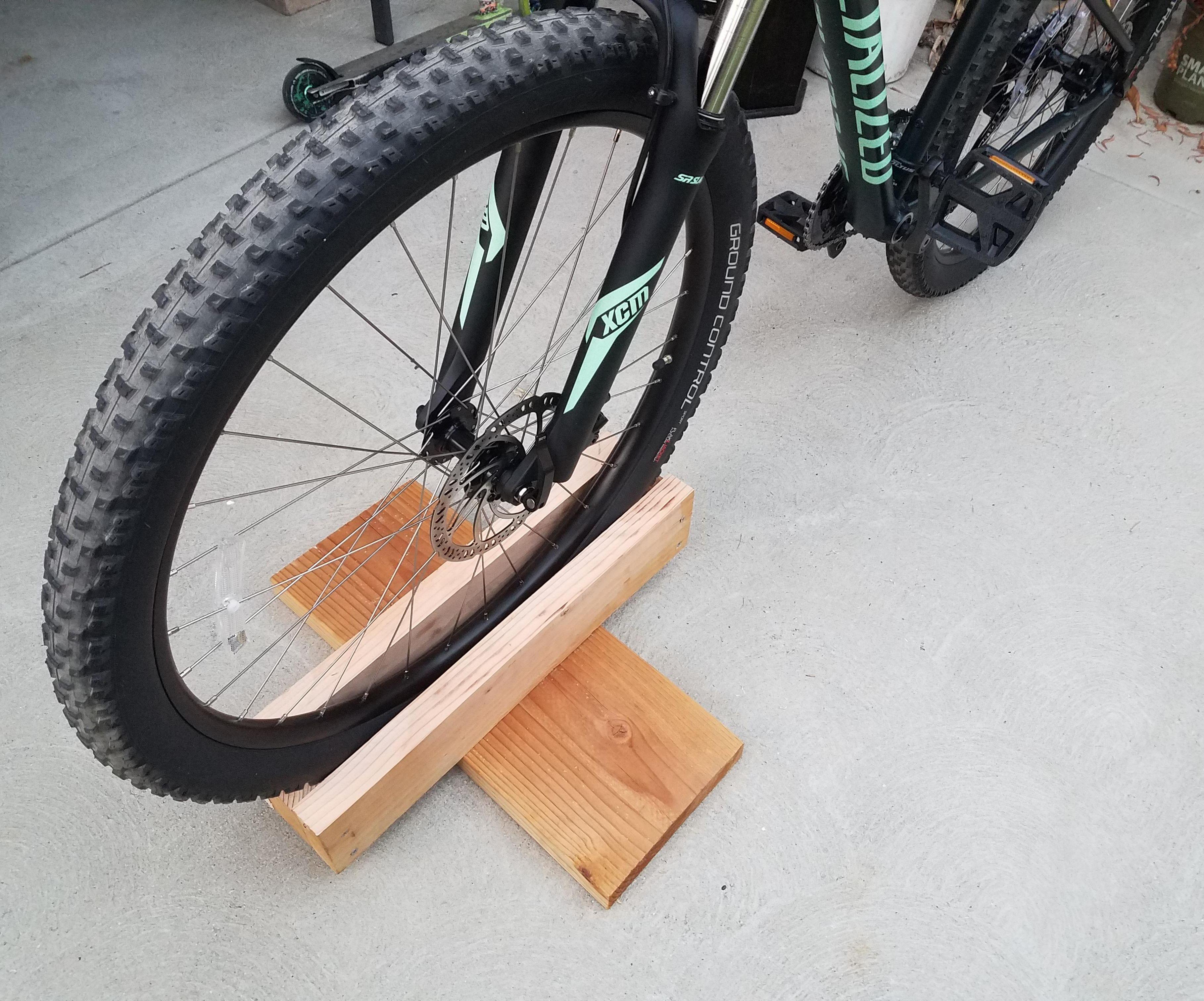Scrap Wood to Bike Stand