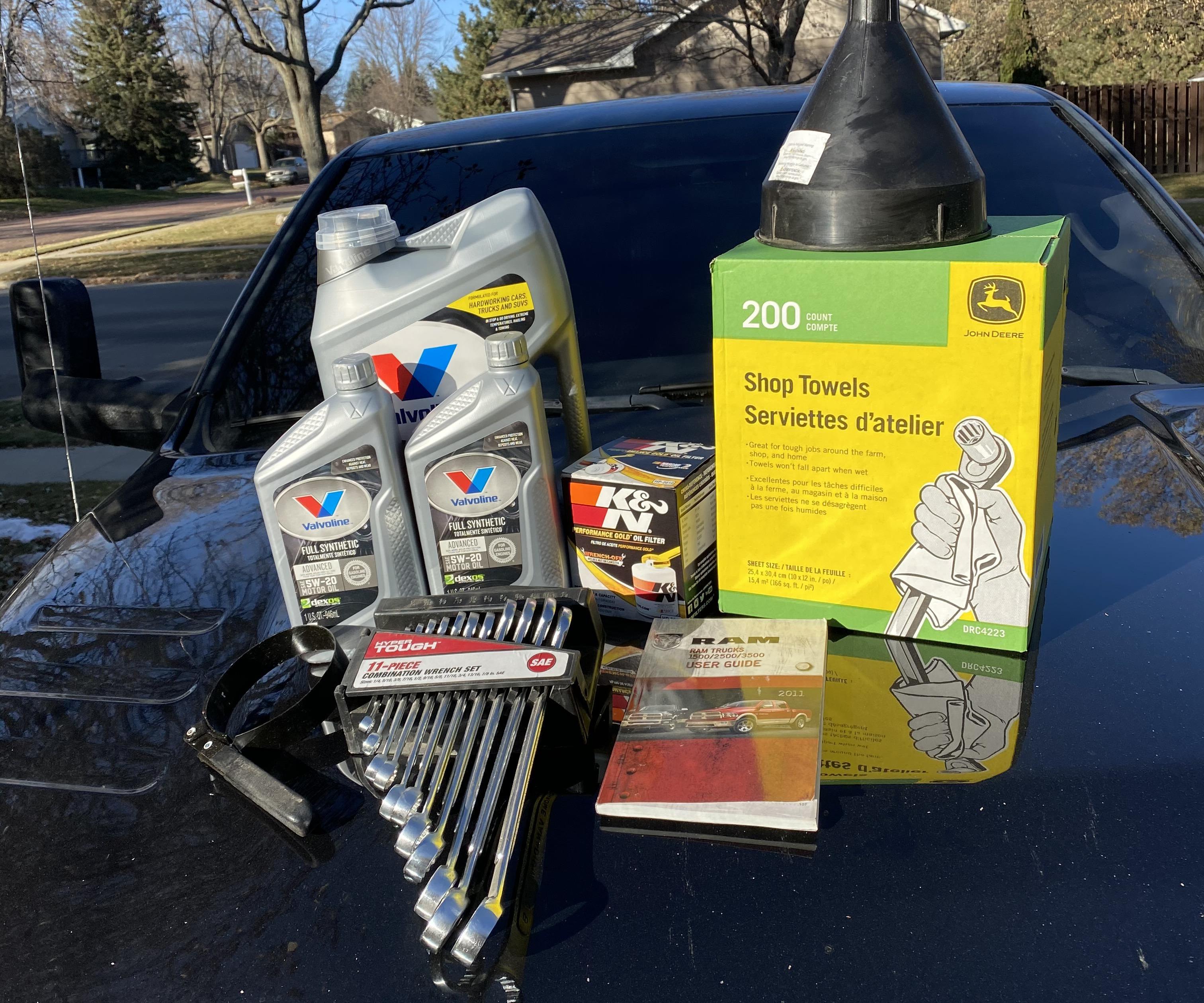 Changing Your Vehicle's Oil!