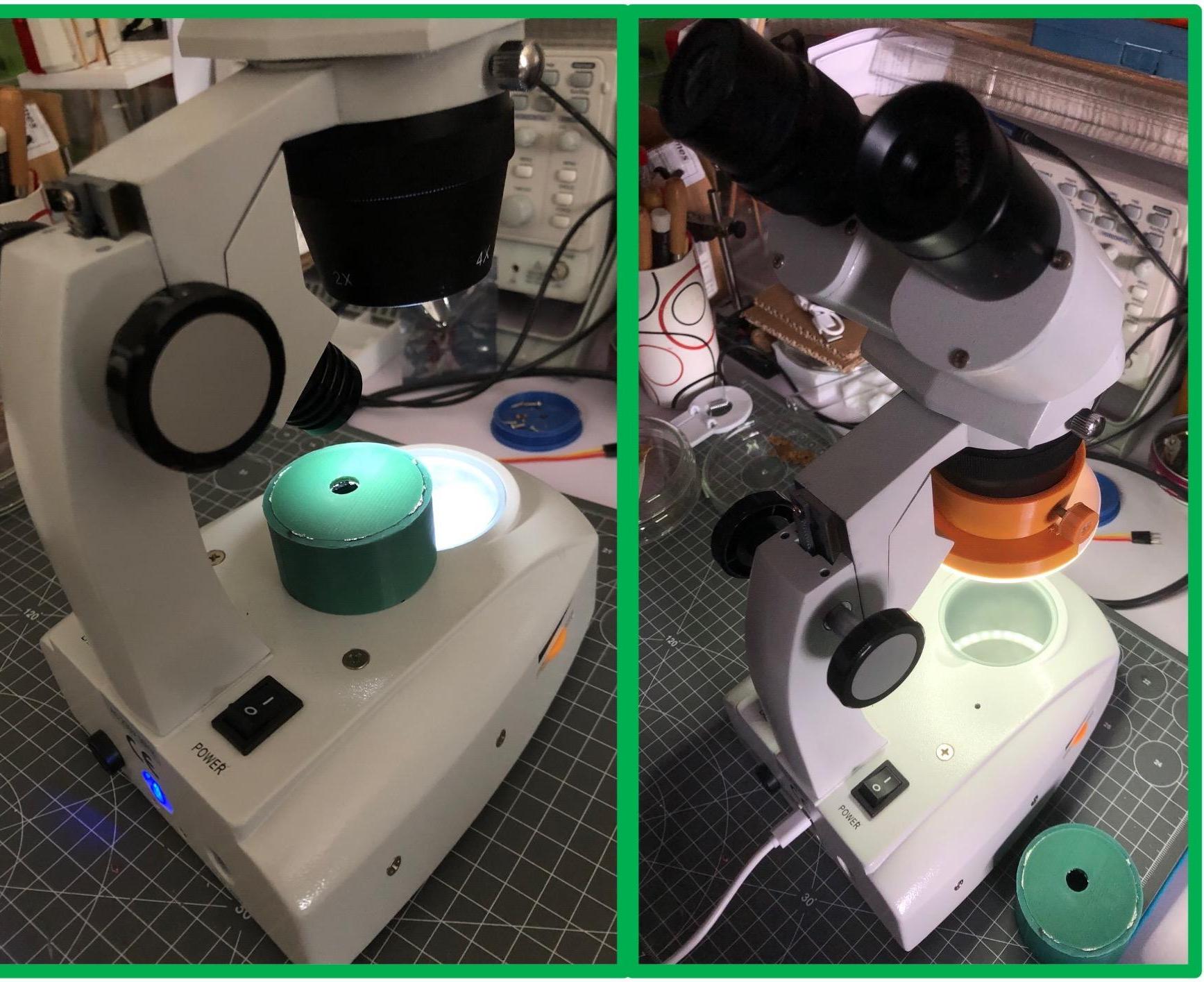 New Lights to an Old StereoMicroscope